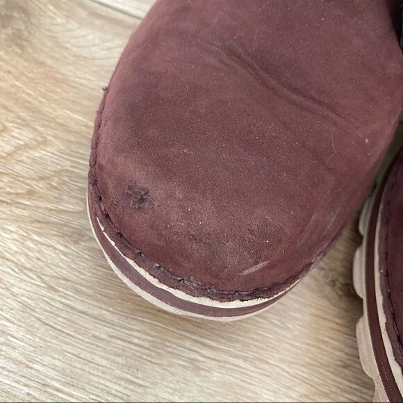 Timberland Womens Brookton Classic Boots Size 6.5 Maroon - Picture 5 of 7